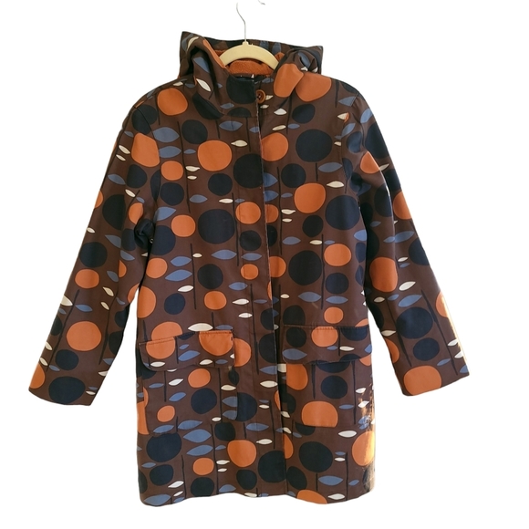 Boden Jackets & Coats Vintage Boden Brown Orange Rain Jacket Poshmark